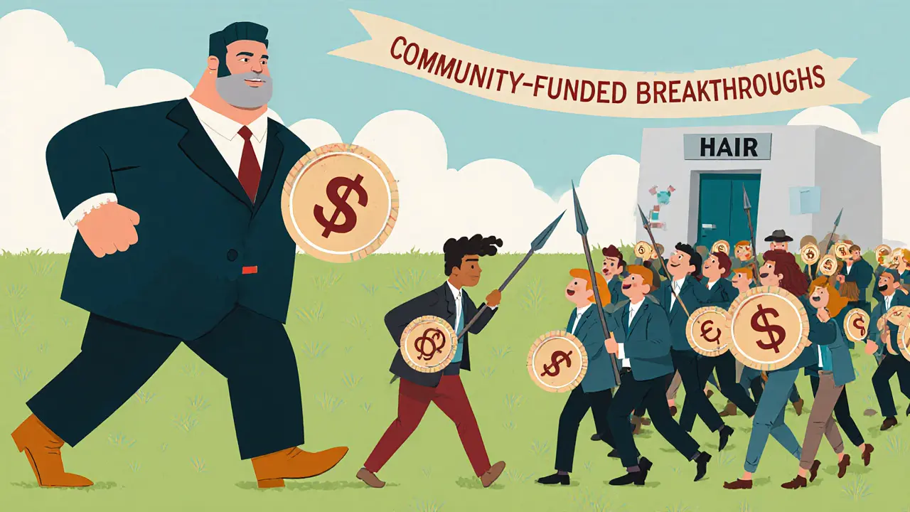 Everyday people with HAIR tokens battle big pharma to fund early medical research.