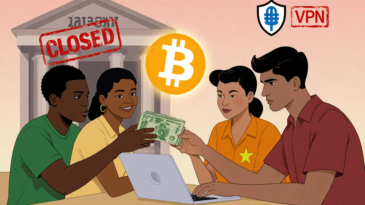 How Citizens in Banking-Restricted Countries Access Crypto Exchanges