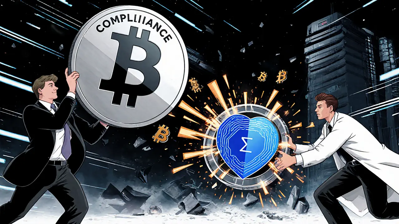 Developers building a hybrid privacy coin as regulators oppose with compliance shields.