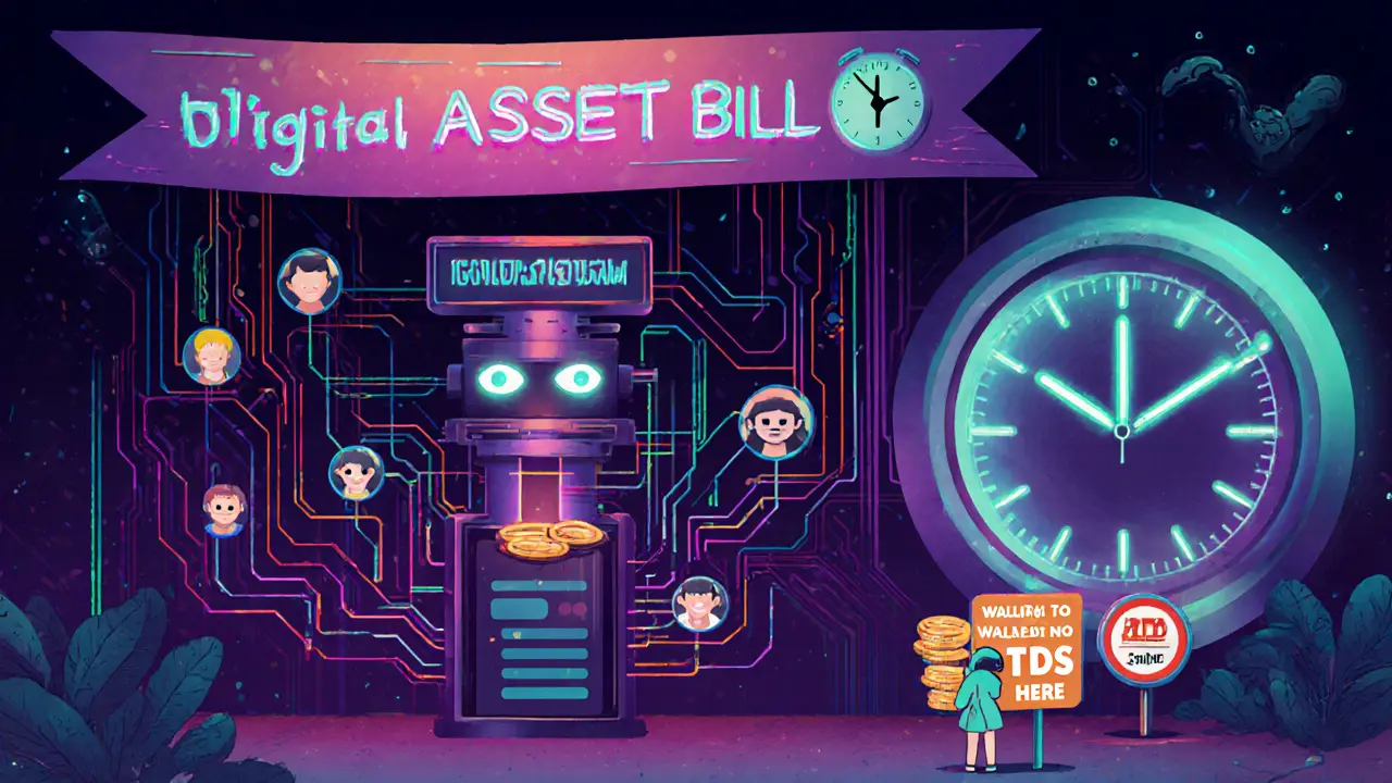 Digital dashboard tracking crypto transactions with glowing eyes monitoring users.