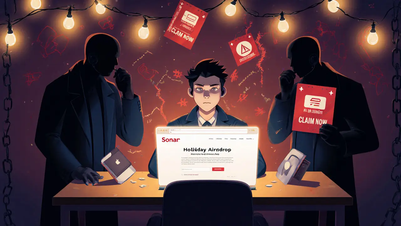 Sonar Holiday Airdrop: What We Know (And Why It Might Be a Scam)