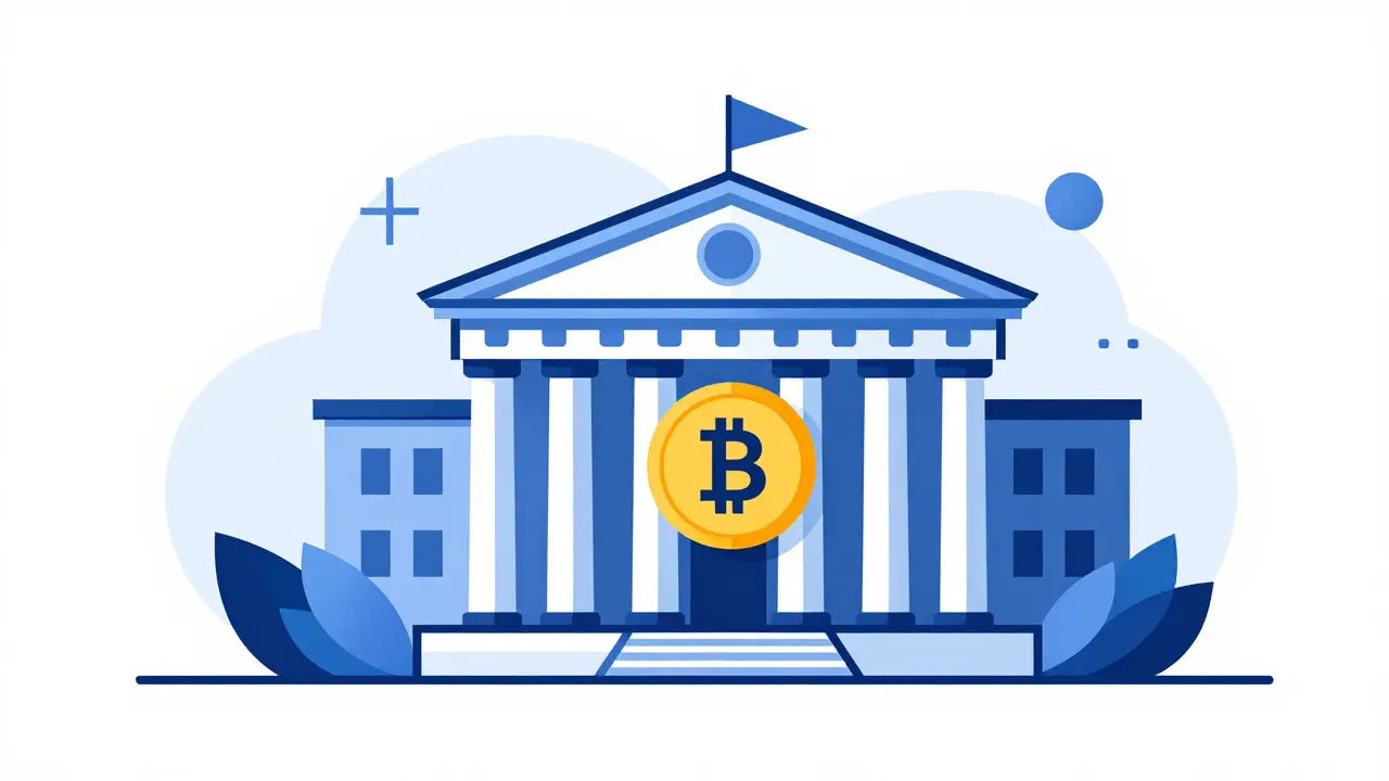 Central bank digital currency replacing blockchain in government building