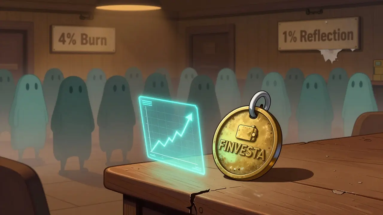 What is Finvesta (FINVESTA) crypto coin? Real data on price, burns, and why it's struggling