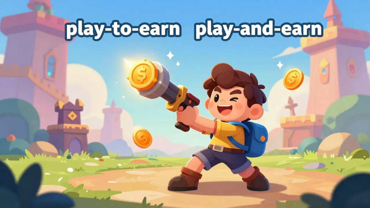 Player enjoying gameplay with rewards as a bonus, highlighting play-and-earn model.