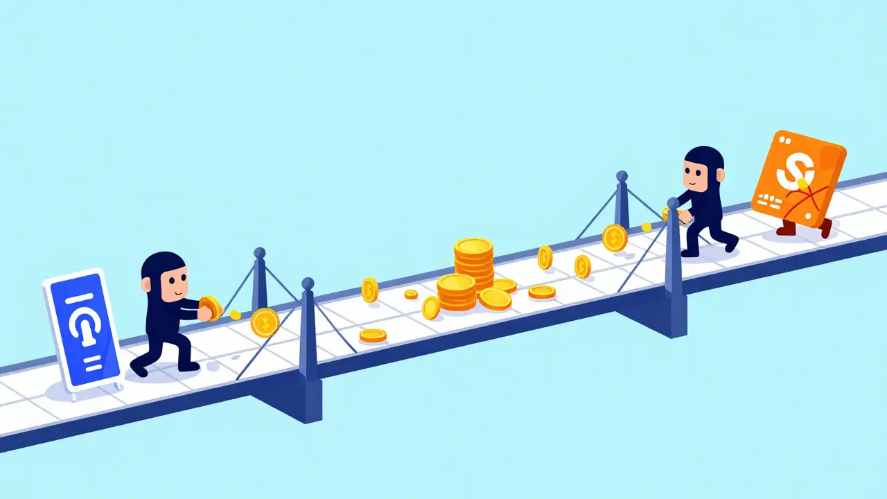NFTs used as collateral on a digital bridge for loans