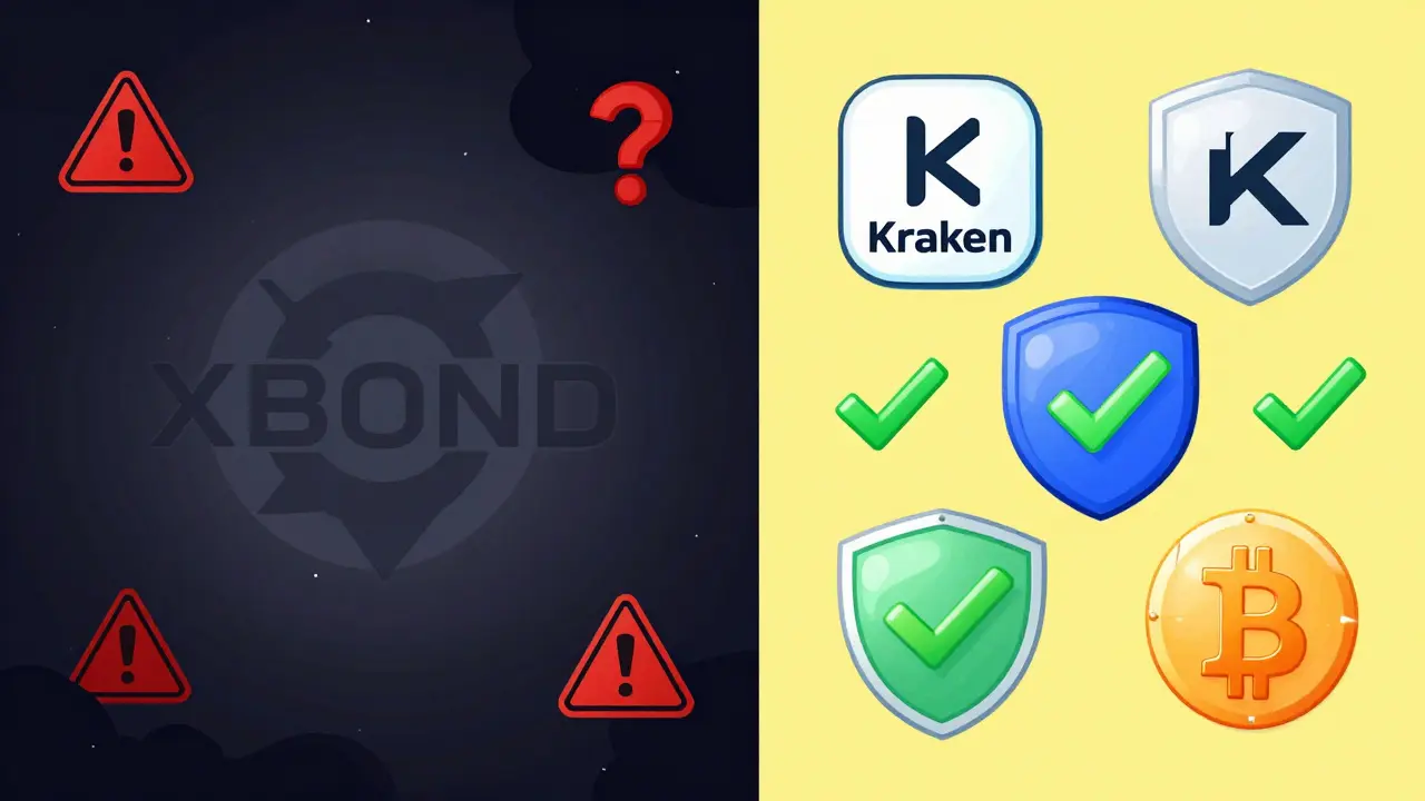 Contrast between dark risky exchange and bright safe alternatives, UPA