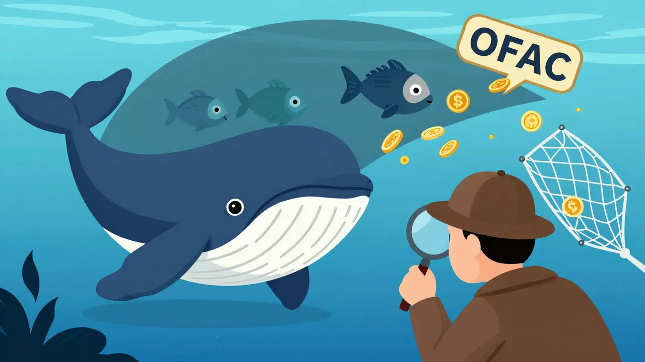 Detective investigating hidden crypto nesting schemes