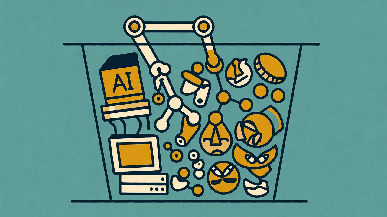 Mechanical mixing of infrastructure, agents, DePINs, and memes in a basket